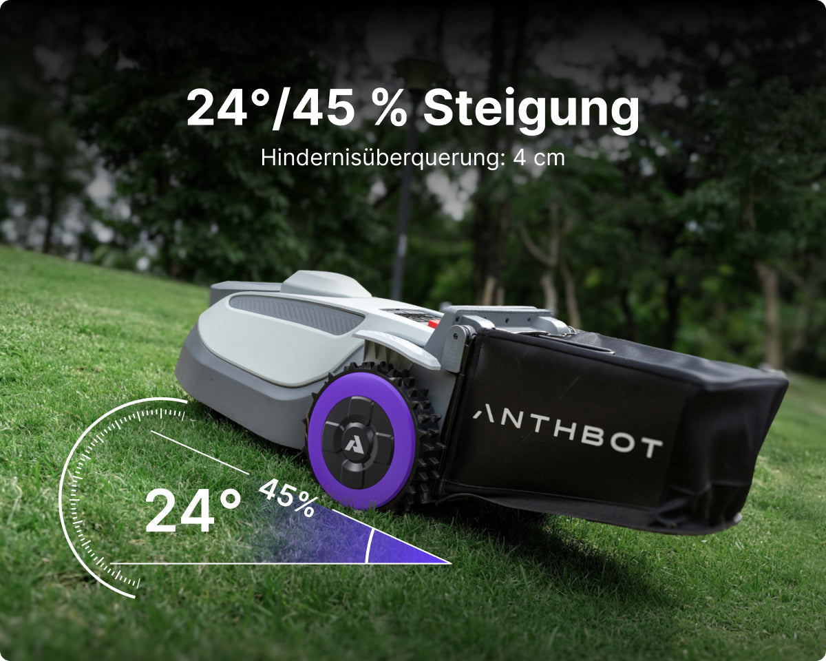 Der beste günstige Mähroboter für Hanglagen und unebenes Gelände