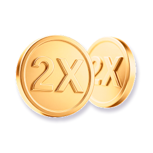 2× Prämienpunkte