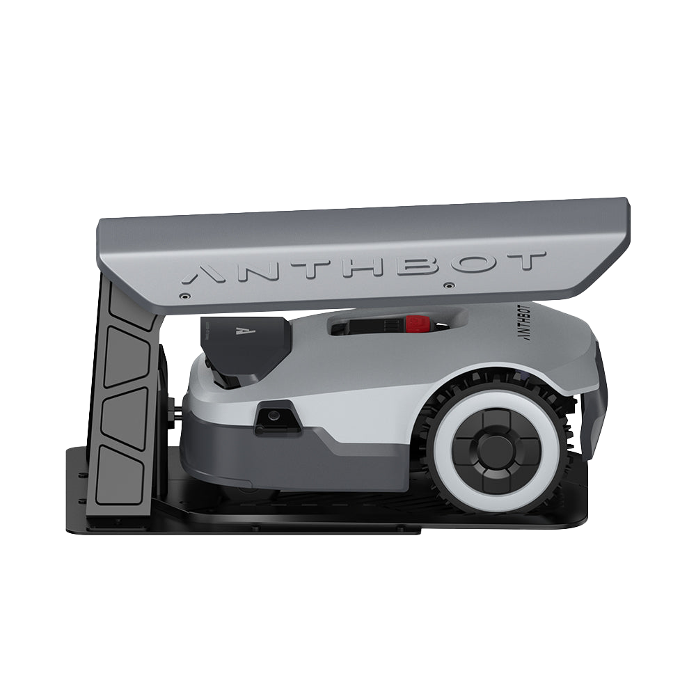 ANTHBOT Genie lädt unter dem Regenschutz
